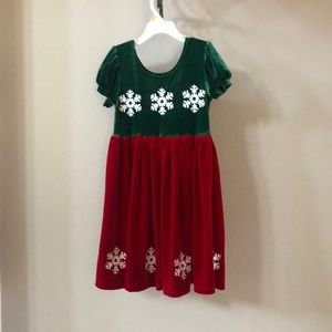 Little girls Christmas dress